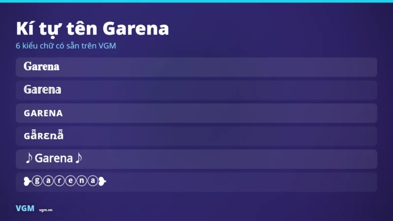 Tên Garena Kí Tự Đặc Biệt – Đặt Tên Hợp Lệ, Không Bị Chặn